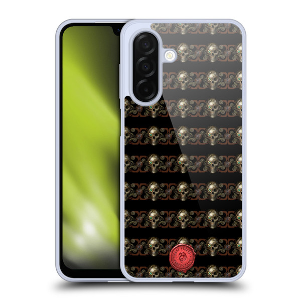 Anne Stokes Steampunk Skull Pattern Soft Gel Case for Samsung Galaxy A26 5G