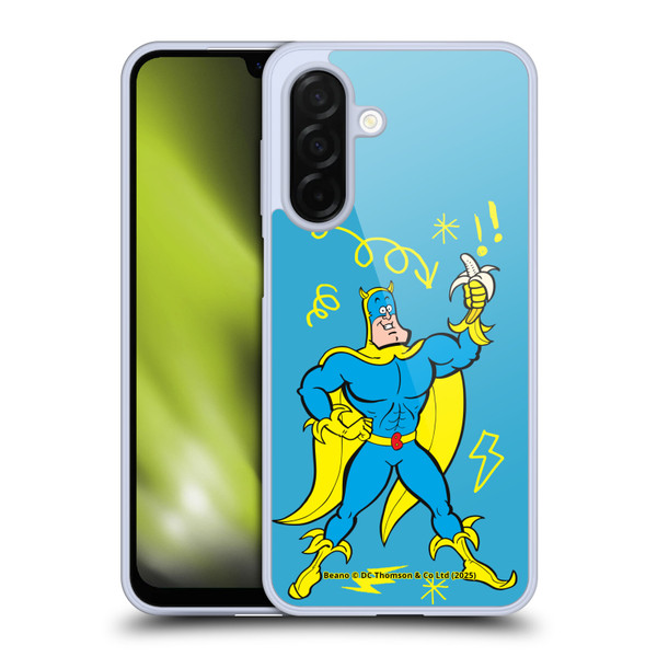 Beano Bananaman Graphics Blue Soft Gel Case for Samsung Galaxy A26 5G