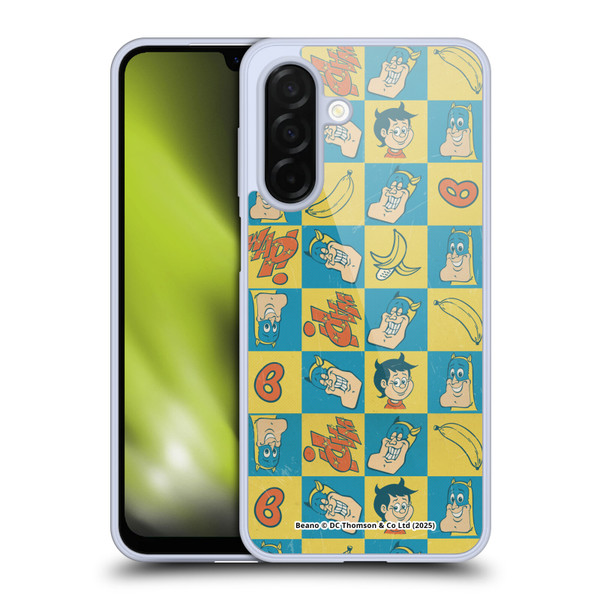 Beano Bananaman Patterns Classic Soft Gel Case for Samsung Galaxy A26 5G