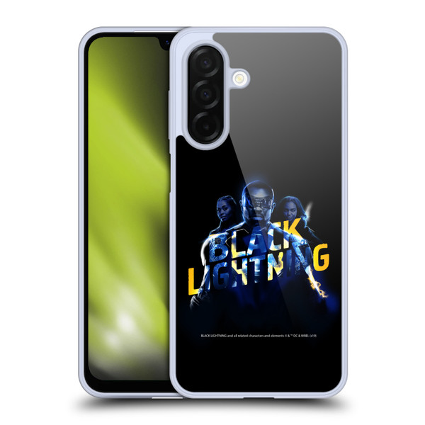 Black Lightning Key Art Group Soft Gel Case for Samsung Galaxy A26 5G