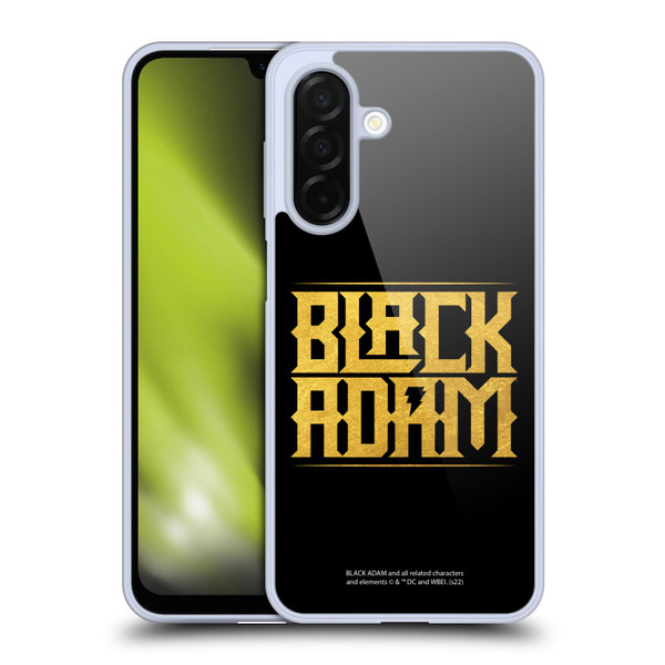 Black Adam Graphics Logotype Soft Gel Case for Samsung Galaxy A26 5G