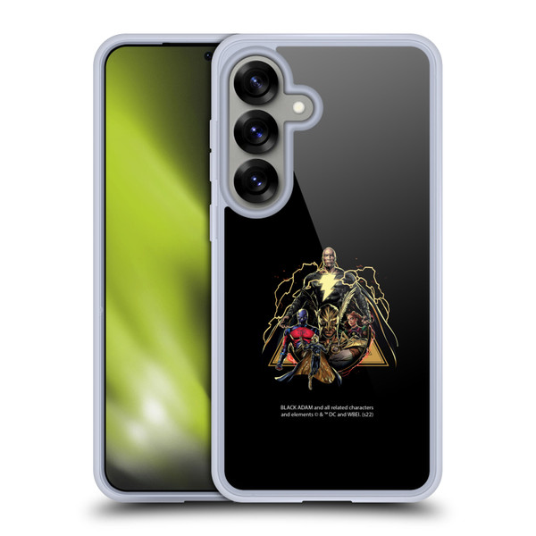 Black Adam Graphics Group Soft Gel Case for Samsung Galaxy S25 & MagSafe