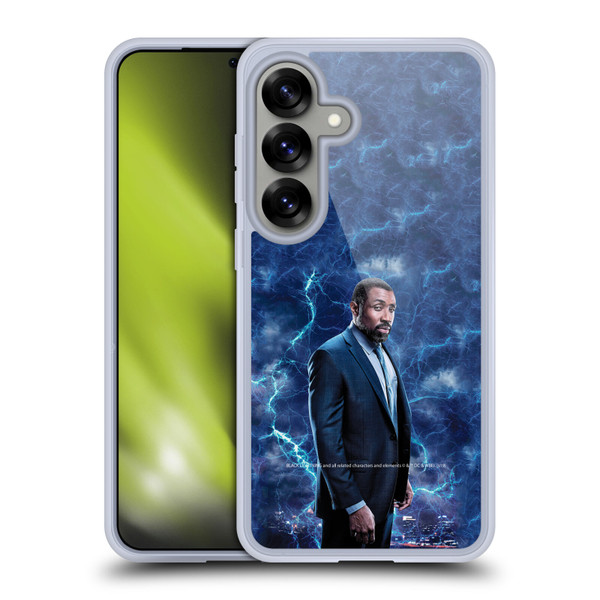 Black Lightning Characters Jefferson Pierce Soft Gel Case for Samsung Galaxy S25 & MagSafe