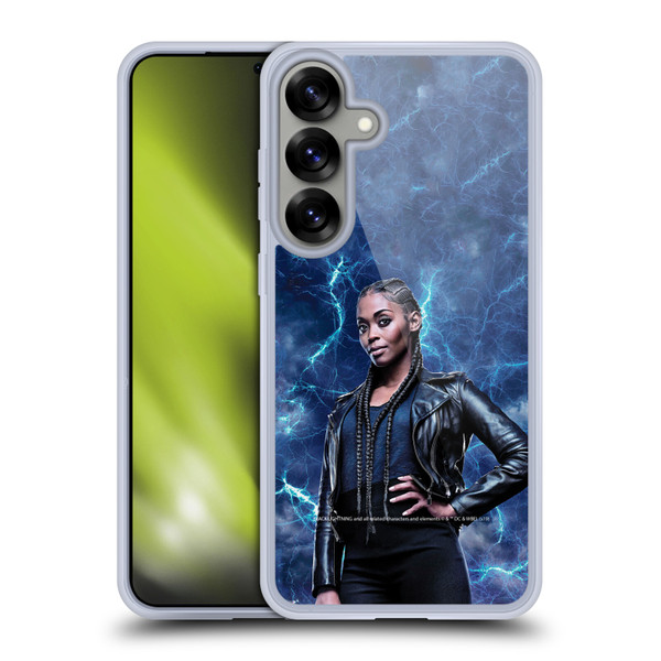 Black Lightning Characters Anissa Pierce Soft Gel Case for Samsung Galaxy S25+ & MagSafe