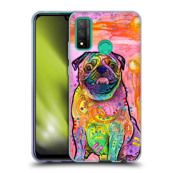 Dean Russo Dogs 3 Pug Soft Gel Case for Huawei P Smart (2020)