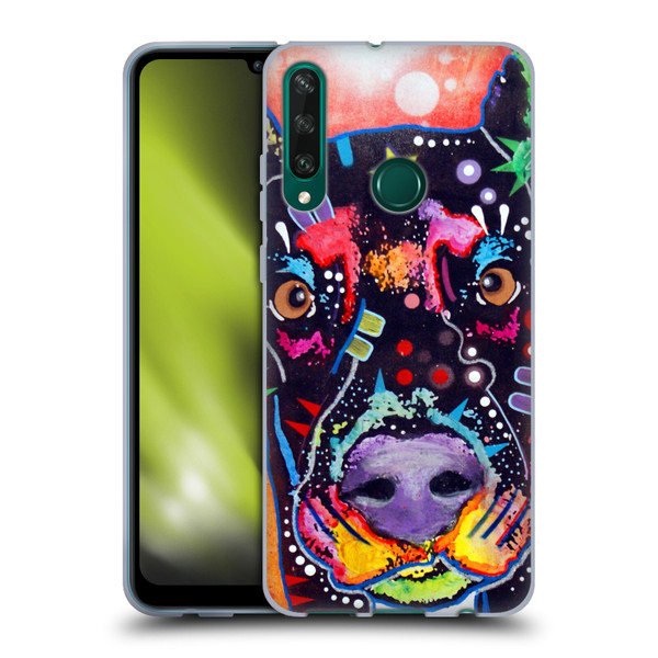 Dean Russo Dogs 3 Doberman Soft Gel Case for Huawei Y6p