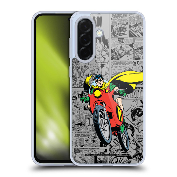 Batman DC Comics Robin Comic Book Collage Soft Gel Case for Samsung Galaxy A36 5G
