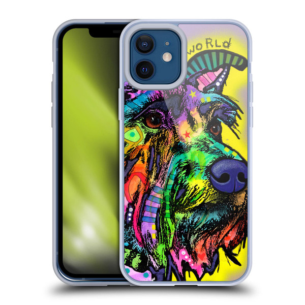 Dean Russo Dogs 3 My Schnauzer Soft Gel Case for Apple iPhone 12 / iPhone 12 Pro