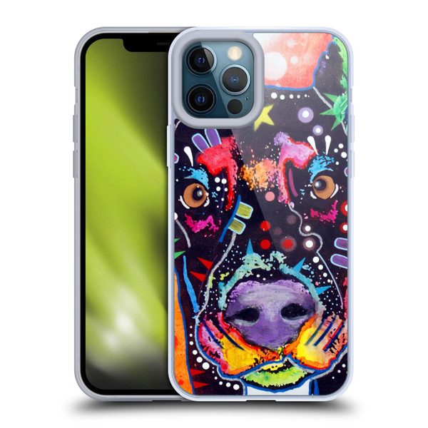 Dean Russo Dogs 3 Doberman Soft Gel Case for Apple iPhone 12 Pro Max