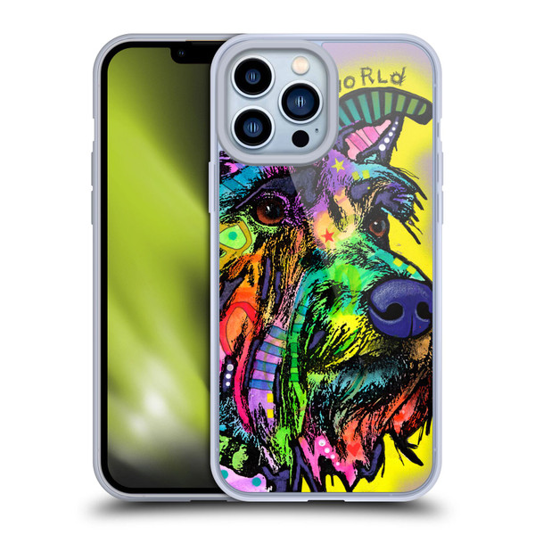 Dean Russo Dogs 3 My Schnauzer Soft Gel Case for Apple iPhone 13 Pro Max