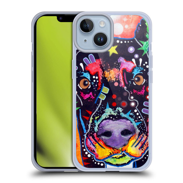 Dean Russo Dogs 3 Doberman Soft Gel Case for Apple iPhone 14