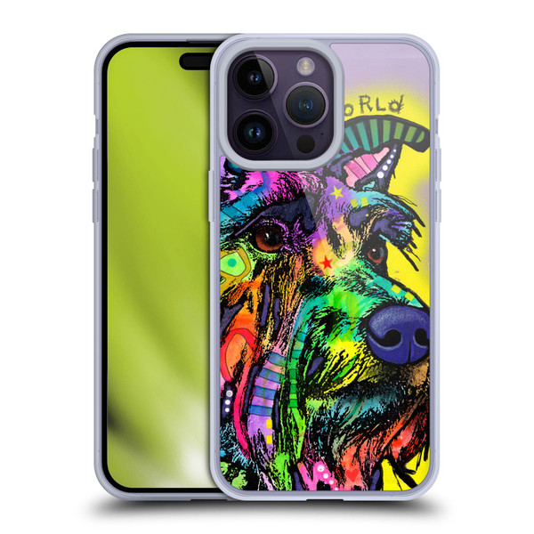 Dean Russo Dogs 3 My Schnauzer Soft Gel Case for Apple iPhone 14 Pro Max