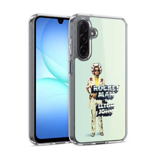Elton John Artwork Rocket Man Single Soft Gel Case for Samsung Galaxy A17 4G / 5G
