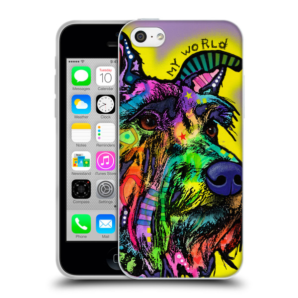 Dean Russo Dogs 3 My Schnauzer Soft Gel Case for Apple iPhone 5c
