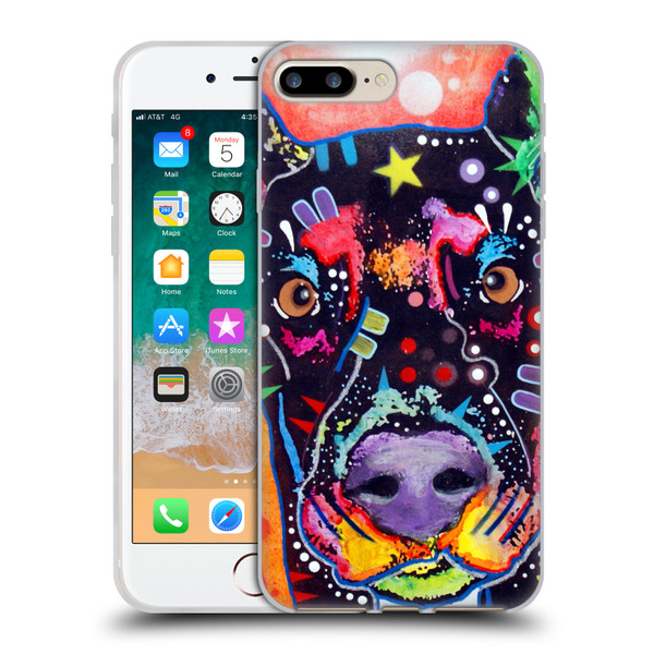 Dean Russo Dogs 3 Doberman Soft Gel Case for Apple iPhone 7 Plus / iPhone 8 Plus