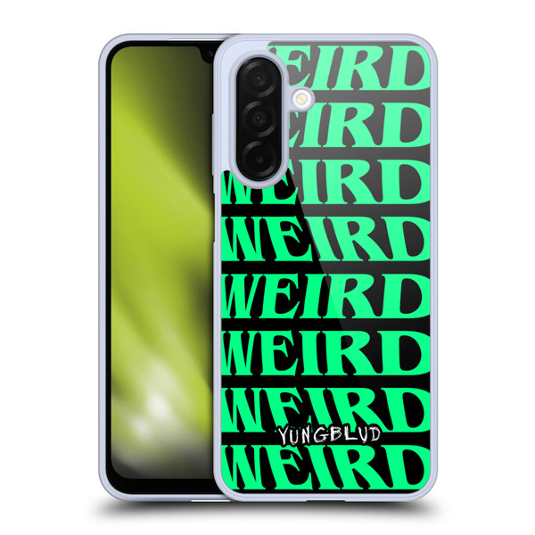 Yungblud Graphics Weird! Text Soft Gel Case for Samsung Galaxy A26 5G
