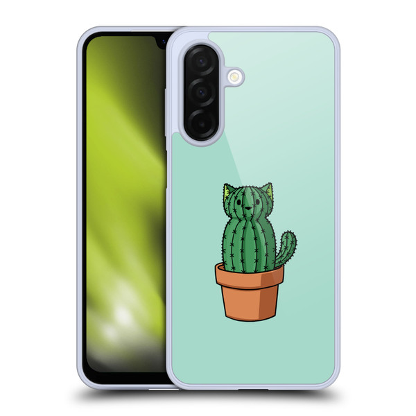 Beth Wilson Doodlecats Cactus Soft Gel Case for Samsung Galaxy A26 5G