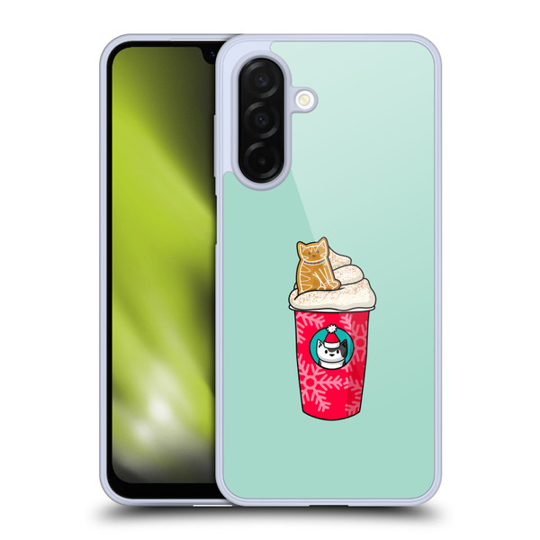 Beth Wilson Doodlecats Gingerbread Latte Soft Gel Case for Samsung Galaxy A26 5G