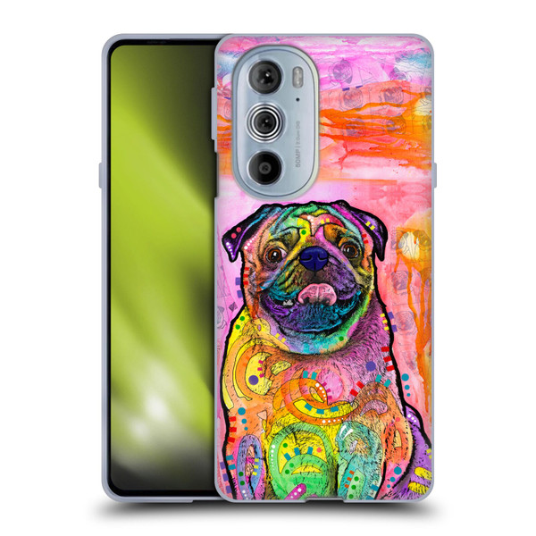Dean Russo Dogs 3 Pug Soft Gel Case for Motorola Edge X30