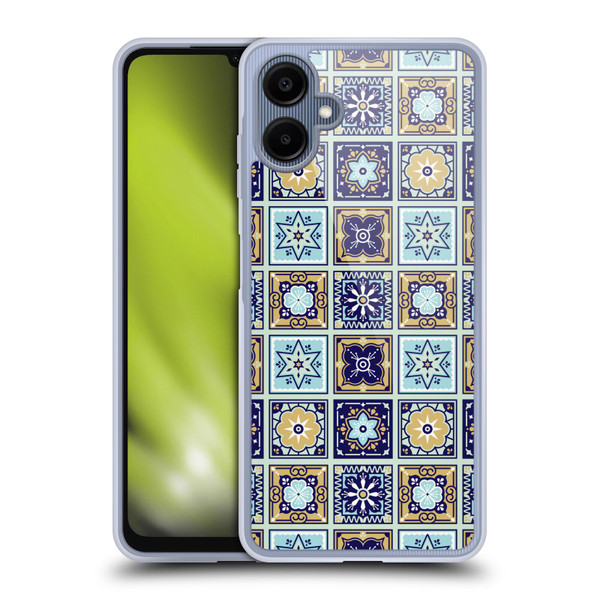 Cat Coquillette Patterns 6 Mexican Tile 2 Soft Gel Case for Samsung Galaxy A06 4G / 5G