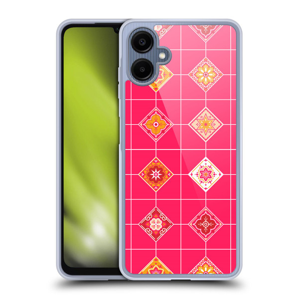 Cat Coquillette Patterns 6 Mexican Tile 3 Soft Gel Case for Samsung Galaxy A06 4G / 5G