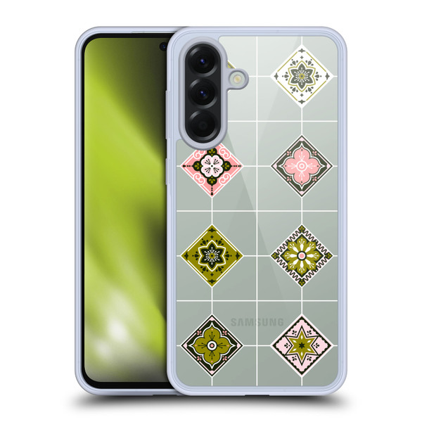Cat Coquillette Patterns 6 Mexican Tile 4 Soft Gel Case for Samsung Galaxy A56 5G