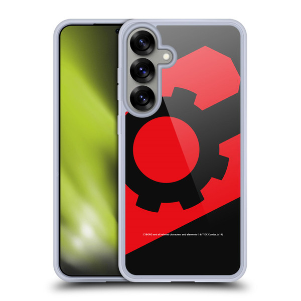 Cyborg DC Comics Logos Geometric 2 Soft Gel Case for Samsung Galaxy S25+ & MagSafe