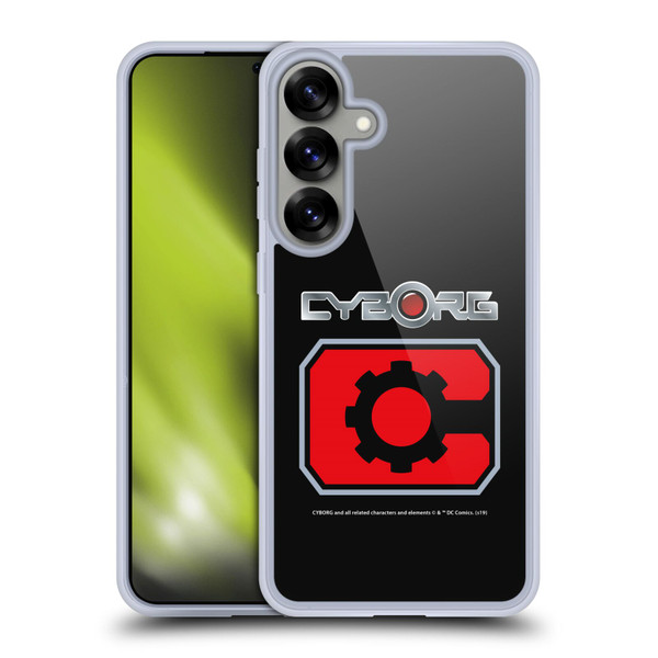 Cyborg DC Comics Logos Retro Soft Gel Case for Samsung Galaxy S25+ & MagSafe