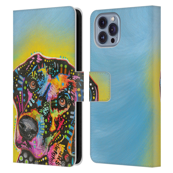 Dean Russo Dogs Labrador Leather Book Wallet Case Cover For Apple iPhone 14