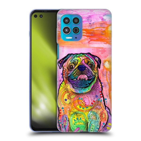 Dean Russo Dogs 3 Pug Soft Gel Case for Motorola Moto G100