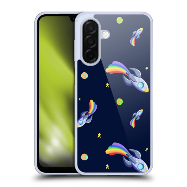 Carla Morrow Patterns Rocketship Soft Gel Case for Samsung Galaxy A26 5G