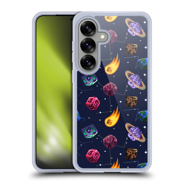 Carla Morrow Patterns Colorful Space Dice Soft Gel Case for Samsung Galaxy S25 & MagSafe