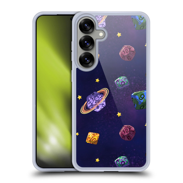 Carla Morrow Patterns Dice Numbers Soft Gel Case for Samsung Galaxy S25+ & MagSafe