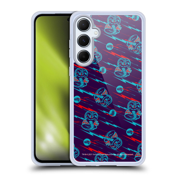 Cobra Kai Key Art Logo Pattern Soft Gel Case for Samsung Galaxy A55 5G