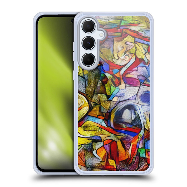 Cosmo18 Jupiter Fantasy Abstract Soft Gel Case for Samsung Galaxy A55 5G