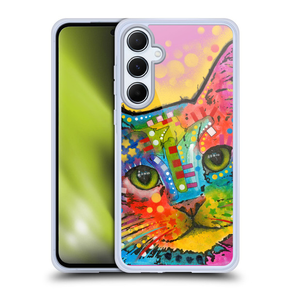Dean Russo Cats Tilt Soft Gel Case for Samsung Galaxy A55 5G