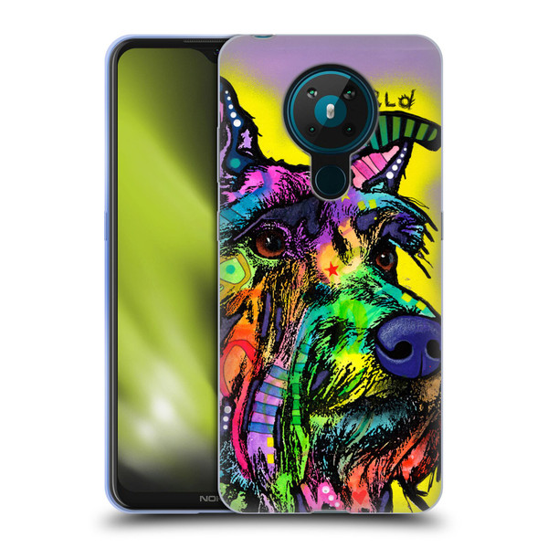 Dean Russo Dogs 3 My Schnauzer Soft Gel Case for Nokia 5.3