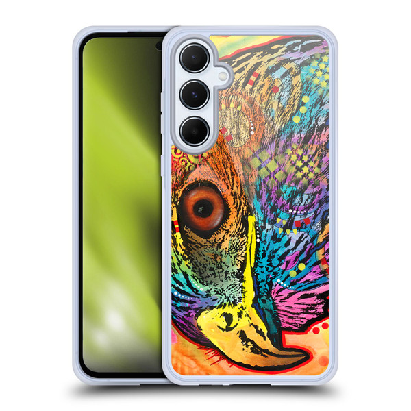 Dean Russo Wildlife 3 Hawk Soft Gel Case for Samsung Galaxy A55 5G