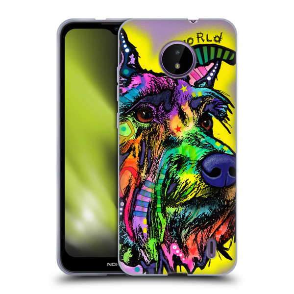 Dean Russo Dogs 3 My Schnauzer Soft Gel Case for Nokia C10 / C20