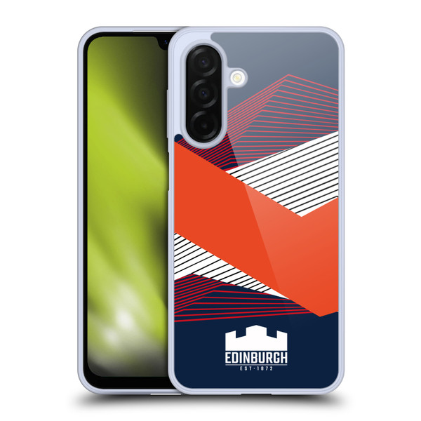Edinburgh Rugby Graphics Shapes Soft Gel Case for Samsung Galaxy A26 5G