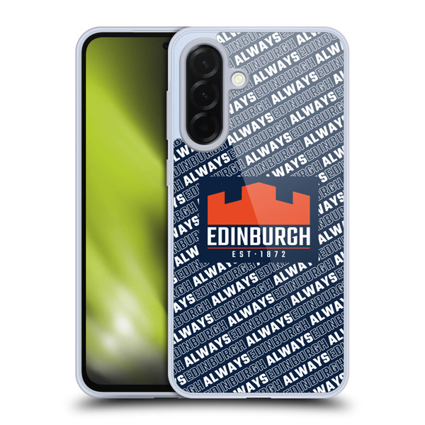 Edinburgh Rugby Graphics Logo Pattern Soft Gel Case for Samsung Galaxy A36 5G