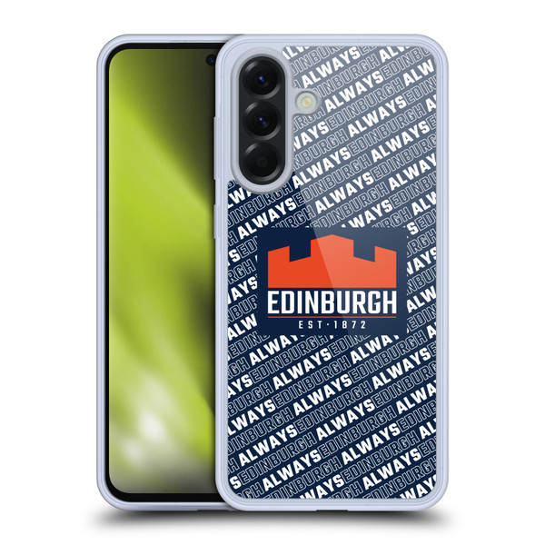 Edinburgh Rugby Graphics Logo Pattern Soft Gel Case for Samsung Galaxy A56 5G