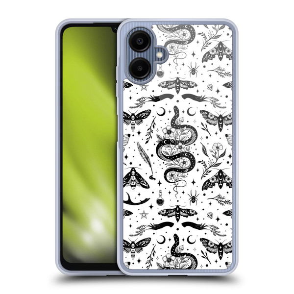 Episodic Drawing Pattern Flash Tattoo Soft Gel Case for Samsung Galaxy A06 4G / 5G