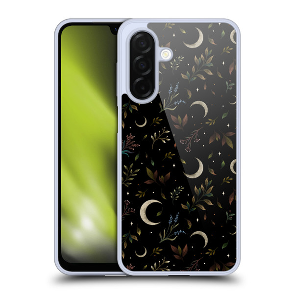 Episodic Drawing Pattern Crescent Moon Soft Gel Case for Samsung Galaxy A26 5G