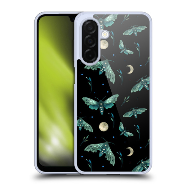 Episodic Drawing Art Lime Hawk Moth Pattern Soft Gel Case for Samsung Galaxy A26 5G