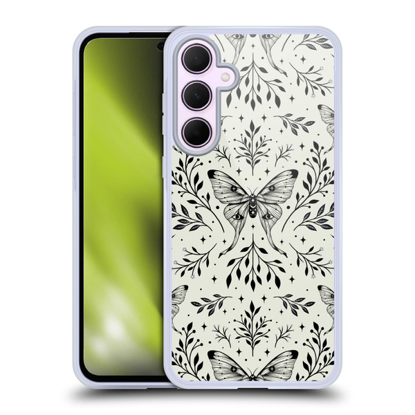 Episodic Drawing Art Mystical Butterfly Pattern Soft Gel Case for Samsung Galaxy A35 5G