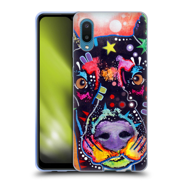 Dean Russo Dogs 3 Doberman Soft Gel Case for Samsung Galaxy A02/M02 (2021)