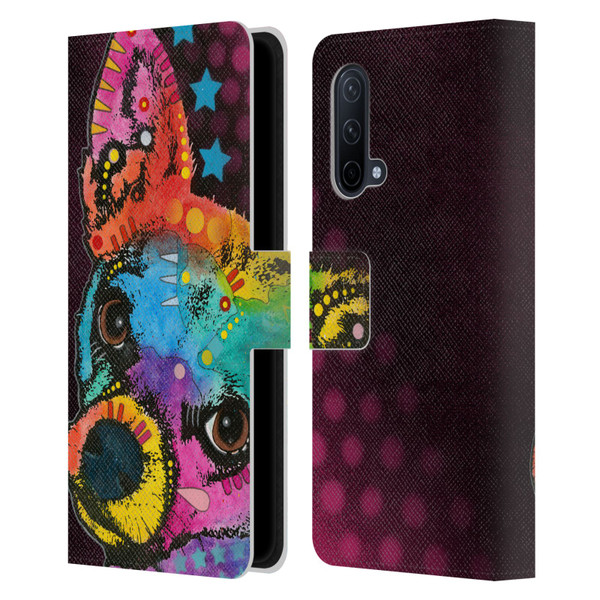 Dean Russo Dogs Pop Chihuahua Leather Book Wallet Case Cover For OnePlus Nord CE 5G