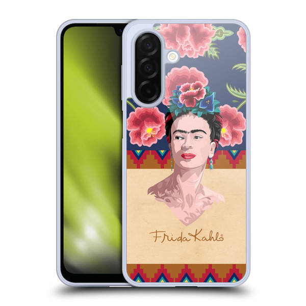 Frida Kahlo Portrait Red Soft Gel Case for Samsung Galaxy A26 5G
