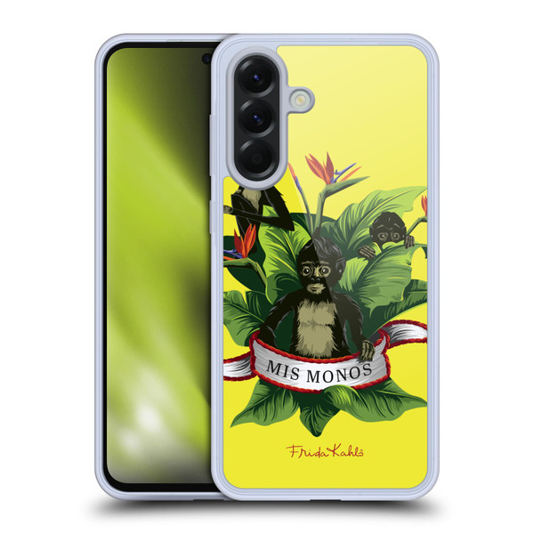 Frida Kahlo Tropical Monkeys Soft Gel Case for Samsung Galaxy A56 5G